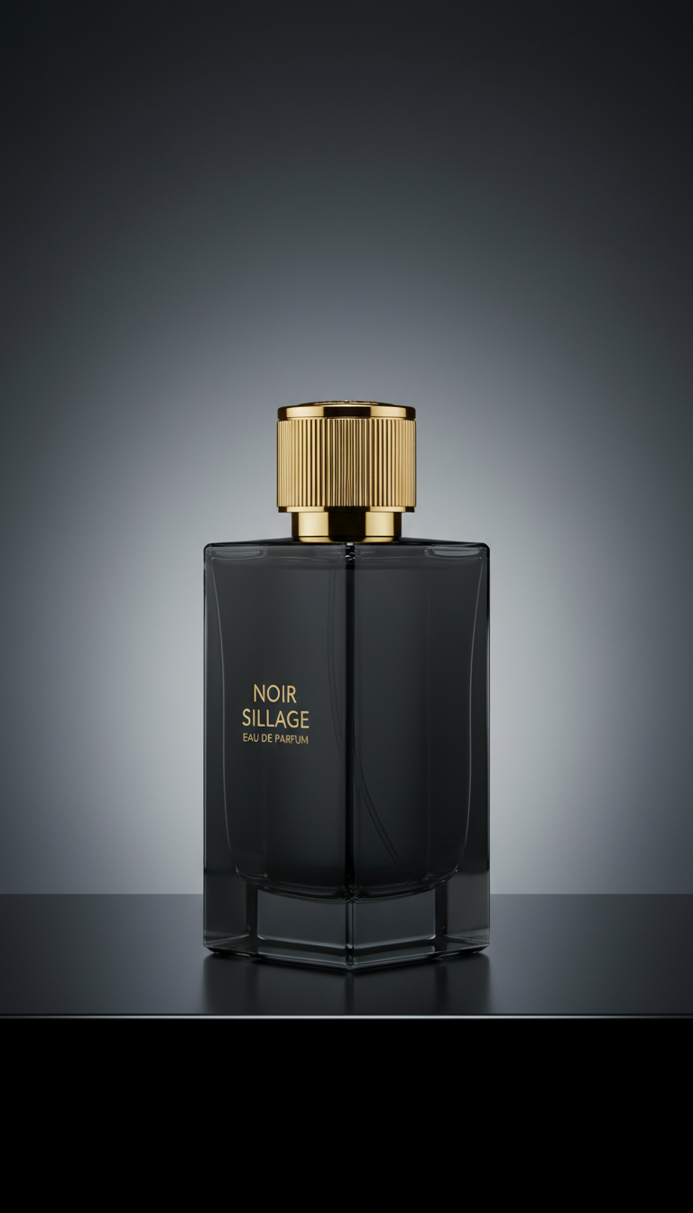Noir Sillage eau de parfum with magnetic cap